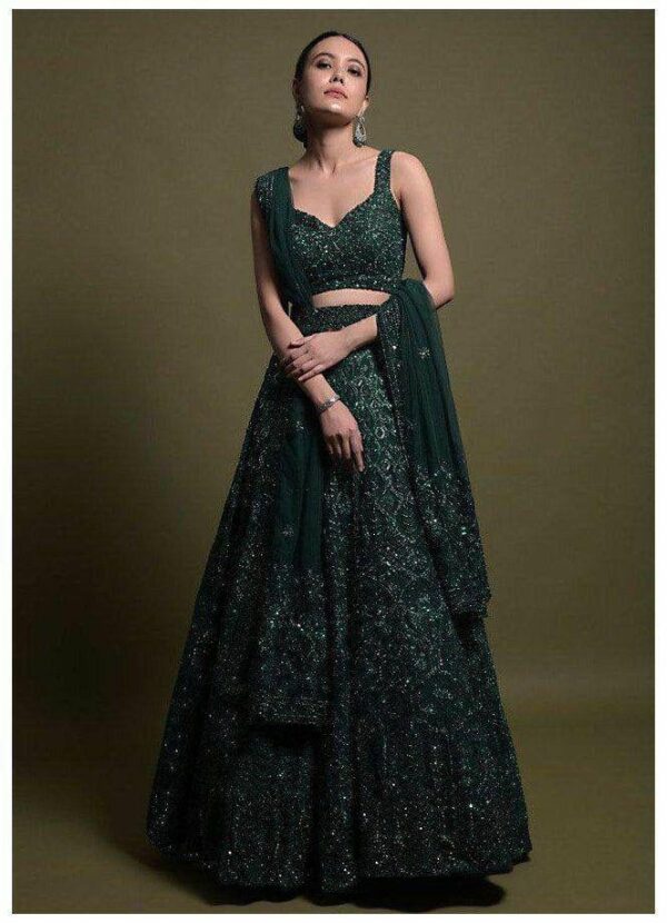 Green Lehenga