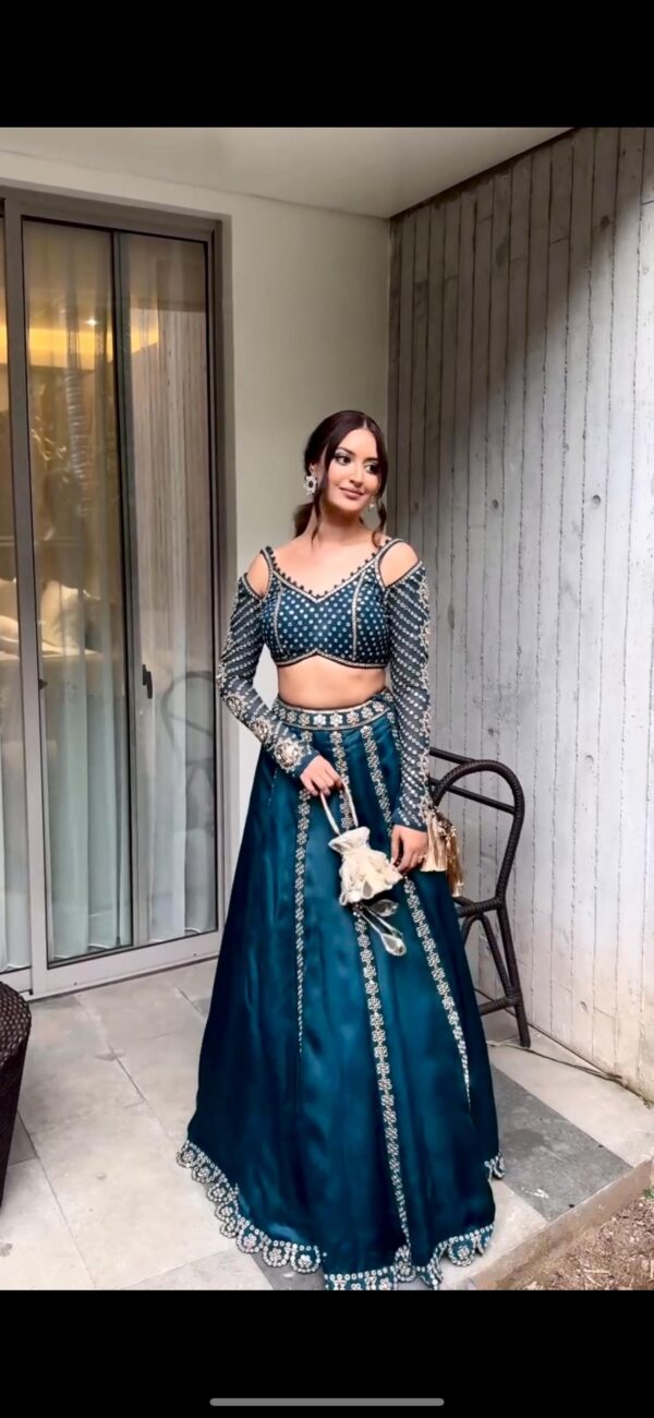 Blue-Lehenga Choli - Image 4