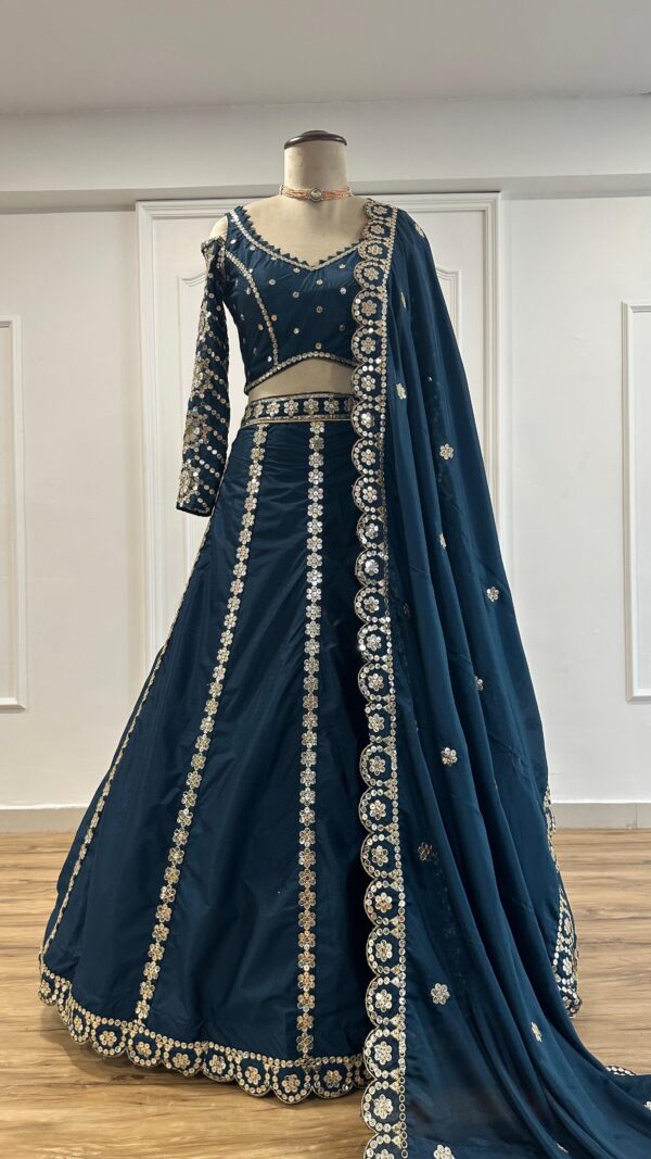 Blue-Lehenga Choli